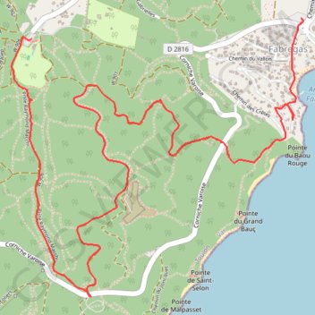 Fabregas - Janas (La Seyne sur Mer) GPS track, route, trail