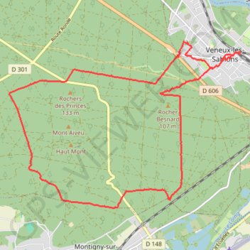 La Plaine du Rosoir GPS track, route, trail