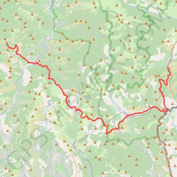 GR510 Randonnée de Breil-sur-Roya au Col de Gratteloup (Alpes-Maritimes) GPS track, route, trail