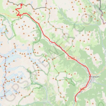 Saint Martin de Queyrières - Galibier GPS track, route, trail