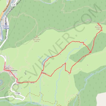 Circuit de Peiremont GPS track, route, trail