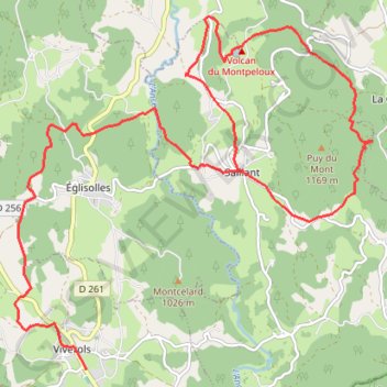 Le Creux de l'Oulette GPS track, route, trail