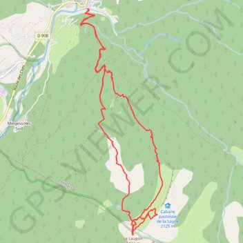 Ski de rando - Le Laupon GPS track, route, trail