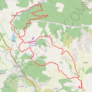 Porte Sereine GPS track, route, trail