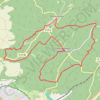 Douaumont Cyclisme GPS track, route, trail