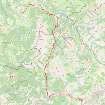 Mens Freissinousse GPS track, route, trail