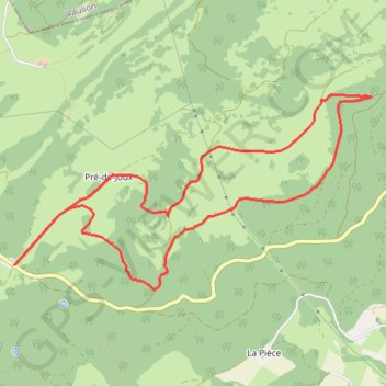 Chemin Col du Mollendruz–Vernant - 970 GPS track, route, trail