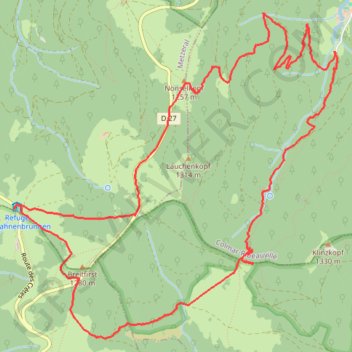 Querben - Hahnenbrunnen GPS track, route, trail