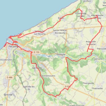 De Bec de Mortagne à Saint-Pierre-en-Port GPS track, route, trail