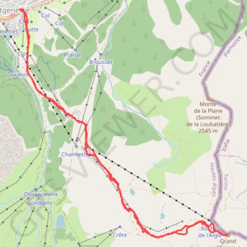 Monte Gimont (Gran Charvia) GPS track, route, trail
