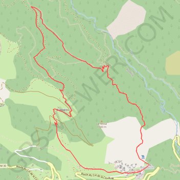 Le Bois de Falcon GPS track, route, trail