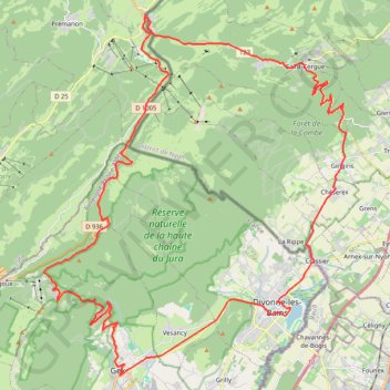 Cols franco-suisses GPS track, route, trail