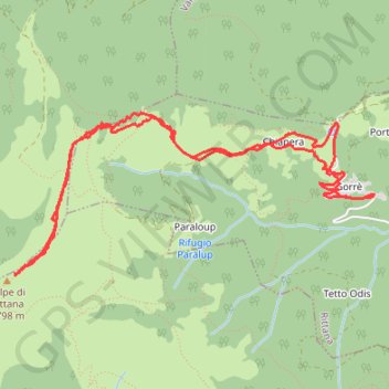 L'Alpe GPS track, route, trail