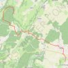 Fay-en-Montagne - Saint-Lothain via les Frites GPS track, route, trail