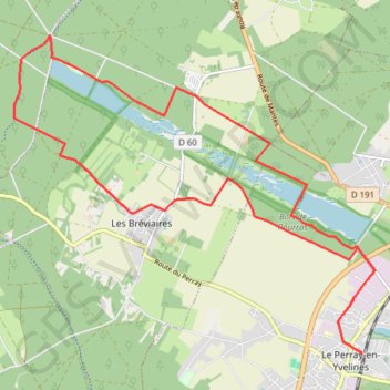 Les étangs de Hollande GPS track, route, trail