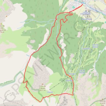 Le pas de l'âne GPS track, route, trail