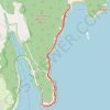 Ocean Path Trail in Acadia National Park GPS track, route, trail