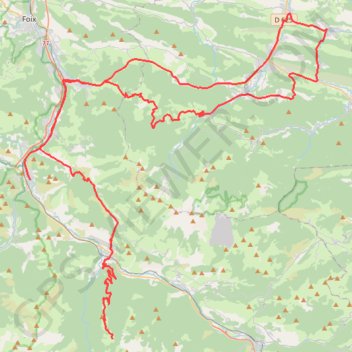Mountagnole GPS track, route, trail