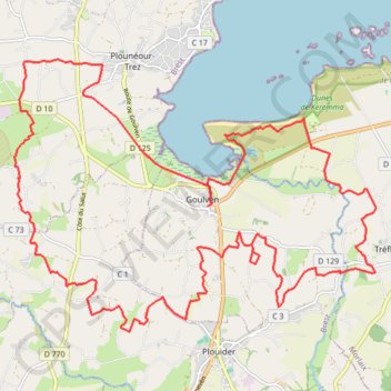 Kermabon-goulven GPS track, route, trail