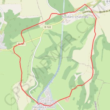 NOIDANT-CHATENOY GPS track, route, trail