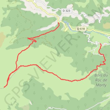 Cap de la Dosse - Sommet de Mentiès GPS track, route, trail