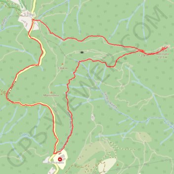 De Piancavallo à Morissolo au bord du Lac Majeur GPS track, route, trail