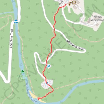 Jellybean Pool GPS track, route, trail