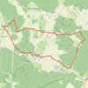 De Brosses à Vaudonjon GPS track, route, trail