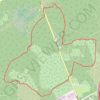 Jack Pine Trail - Beaver Trail - Chipmunk Trail GPS track, route, trail