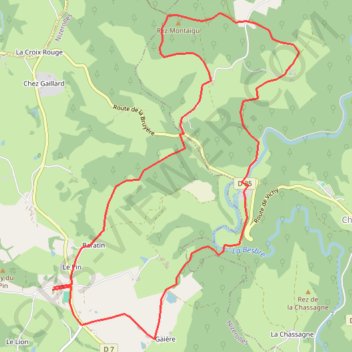 Balade sur Nizerolles GPS track, route, trail