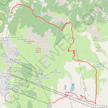Les Deux Alpes GPS track, route, trail