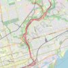 Toronto - Eglinton to the lake Ontario GPS track, route, trail