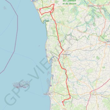 TM2023 Etape 3 SARTILLY - LA HAYE GPS track, route, trail
