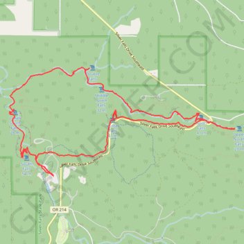 Silver Falls GPS track, route, trail