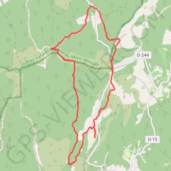 Gordes-Lou soustet de Casteu nou GPS track, route, trail