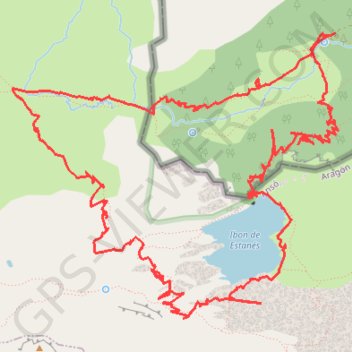 Lac d'Estanes GPS track, route, trail