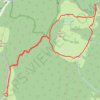 Dent du Loup (depuis les Molières) GPS track, route, trail