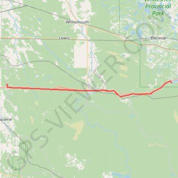 Richer - Whiteshell GPS track, route, trail