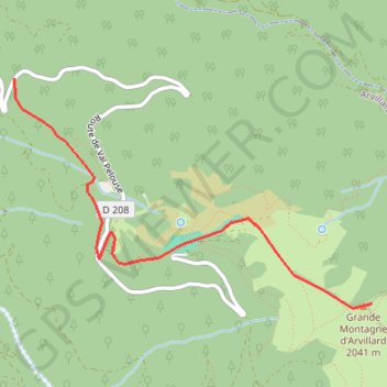 Grande Montagne d'Arvillard GPS track, route, trail