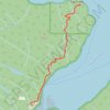 Parc national du Fjord du Saguenay - Sentier de la statue GPS track, route, trail