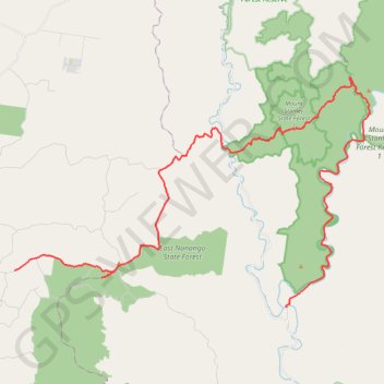 Nanango - Brisbane River GPS track, route, trail