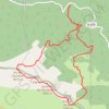Pic de l'Ourléne, Ourlénotte, Rocher d'Aran depuis le col de Marie Blanque GPS track, route, trail