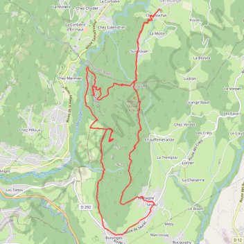 Mont de Vouan GPS track, route, trail