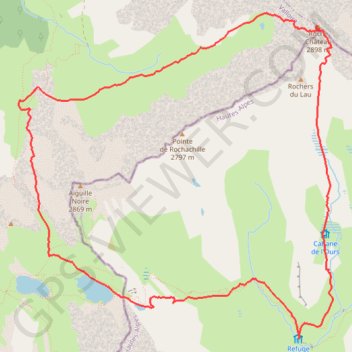 Roche Château GPS track, route, trail