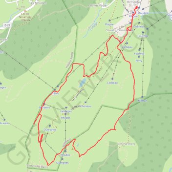 Hirmentaz GPS track, route, trail