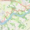 GR 349 (Officiel): étape 08 La Roche-Bernard (les ponts) / Barrage d'Arzal GPS track, route, trail