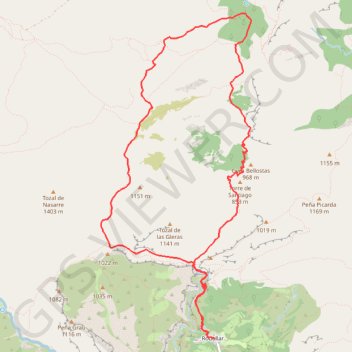 Boucle-village-Otin-rio-Mascun GPS track, route, trail