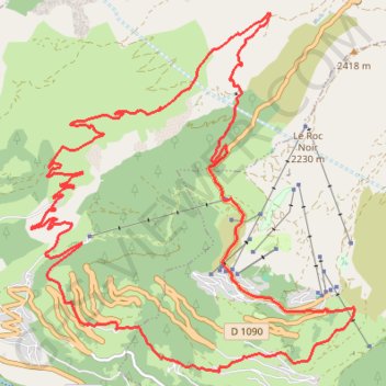 La Rosière - La Thuile - Villages de Montvalezan GPS track, route, trail