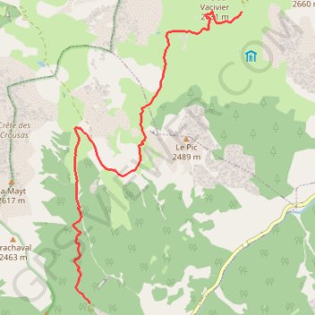 Queyras - Grand Coulet - Col Furfande GPS track, route, trail