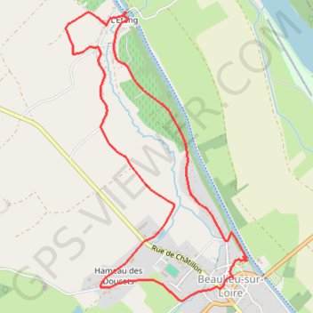 De l'Eau et des Vignes - Beaulieu-sur-Loire GPS track, route, trail